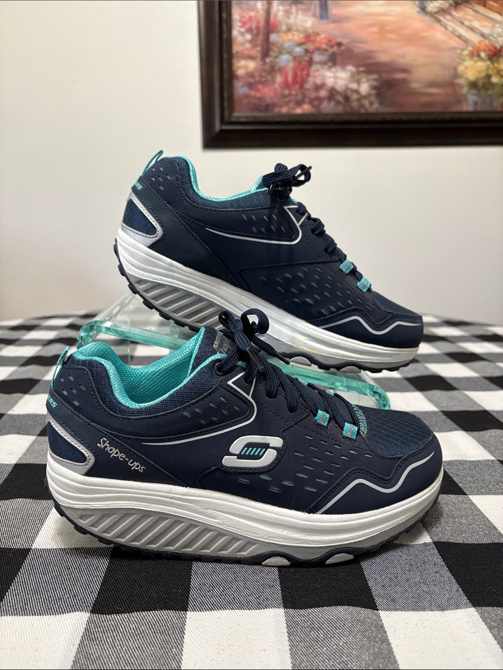 Skechers Shape Ups Memory Foam Air Cooled Walking Shoes Toning 57002 Women's 7